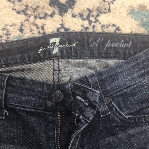 7 for all mankind boot cut “a pocket” jeans - Picture 2 of 7